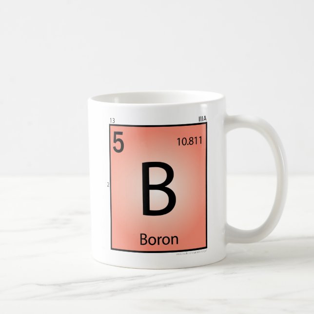 Boron (B) Element Mug (Right)