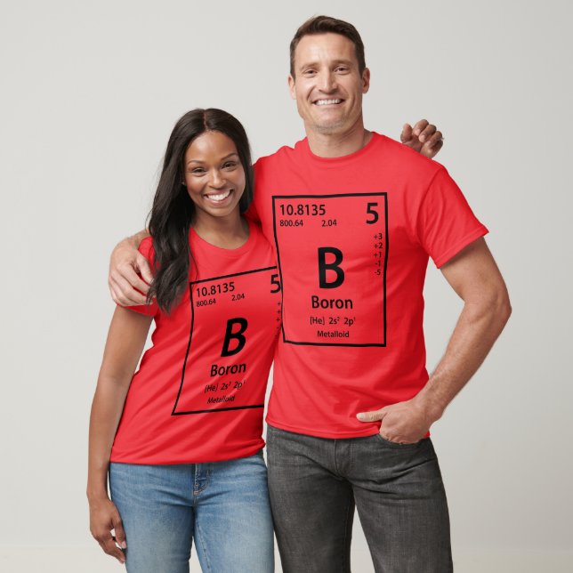 Boron Element (black) T-Shirt (Unisex)