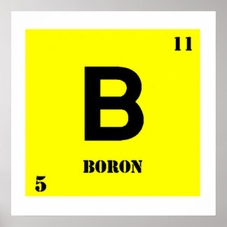 Boron Poster