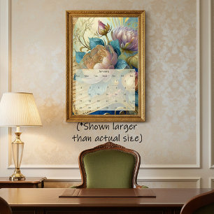 Boroque floral Calendar