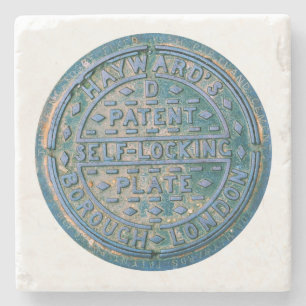 Borough of London Utility Cover - Stone Coaster