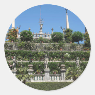 Borromeo Palace in Stresa, Italy Classic Round Sticker