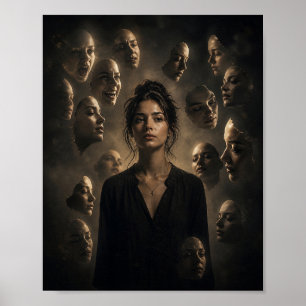 Borrowed Faces Poster