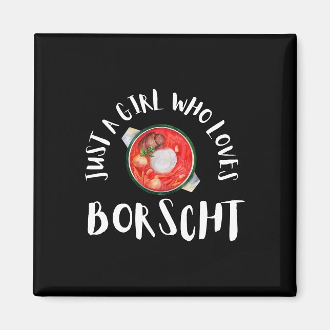 Borschtsch Beetroot Ukrainian Borscht 1  Magnet (Front)