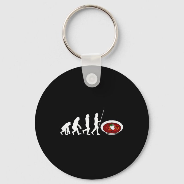 Borschtsch Beetroot Ukrainian Borscht  Key Ring (Front)