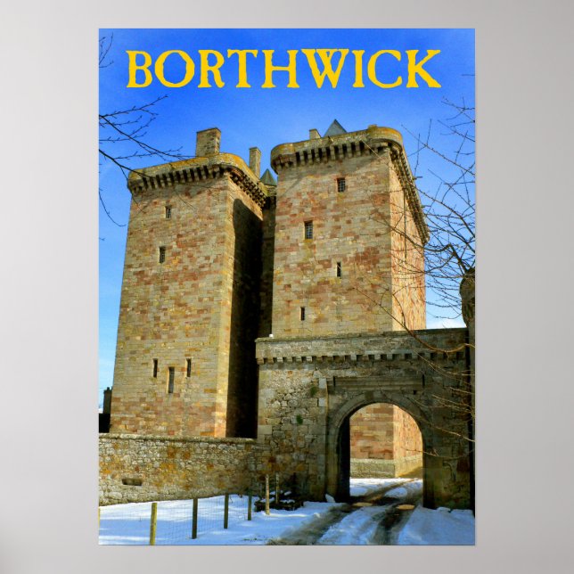 borthwick castle poster (Front)