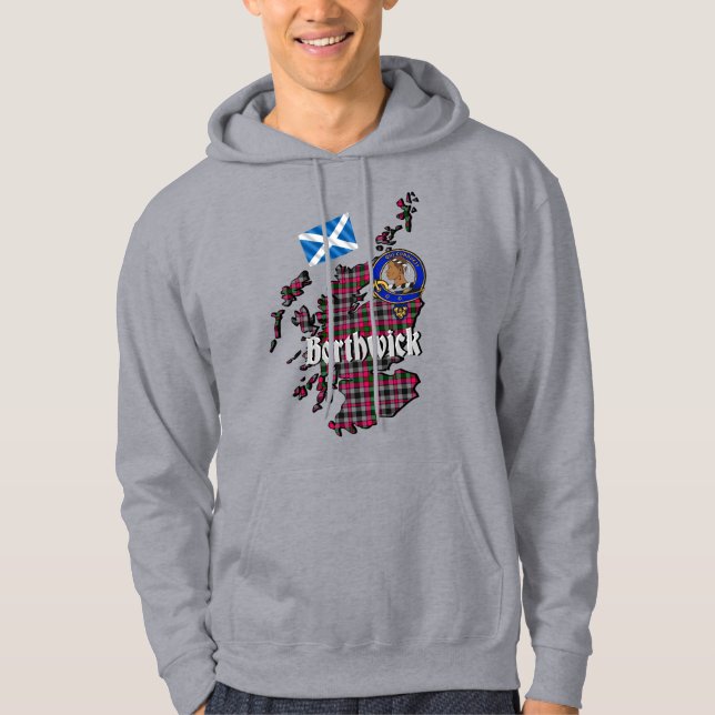 Borthwick Clan Badge Hoodie (Front)