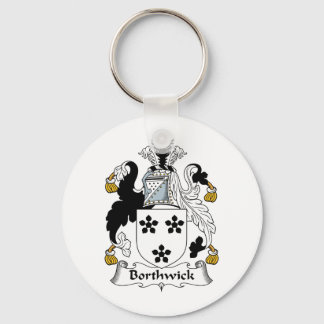 Borthwick Family Crest Key Ring