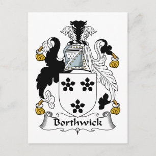 Borthwick Family Crest Postcard