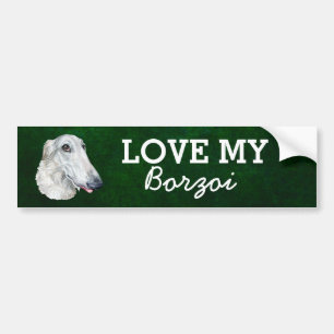 Borzoi Bumper Sticker