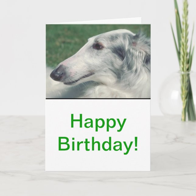 Borzoi Card (Front)