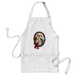 Borzoi Christmas Gifts Standard Apron