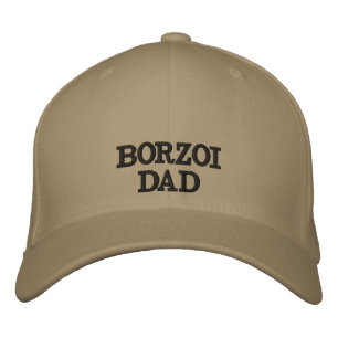 Borzoi Dad Embroidered Hat