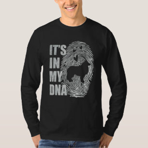Borzoi DNA Dog Mom Dad Dog T-Shirt