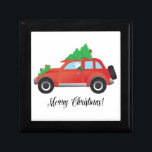 Borzoi Dog Driving Car with Christmas Tree on Top Gift Box<br><div class="desc">Borzoi Christmas design. This silhouette can also represent Deerhound,  Lurcher,  Greyhound,  Whippet,  Afghan Hound,  Saluki,  Azawakh,  American Staghound,  Silken Windhound,  Arabian Saluki,  Caravan,  Lahori Pashmi,  Pisuri Hound,  Gazelle Hound,  Persian Greyhound,  Arabian Hound,  Tanji,  Russian Wolfhound,  Wolfhound,  Mudhol,  Karwani, </div>