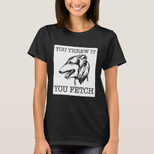 Borzoi funny dog lover gift_1 T-Shirt