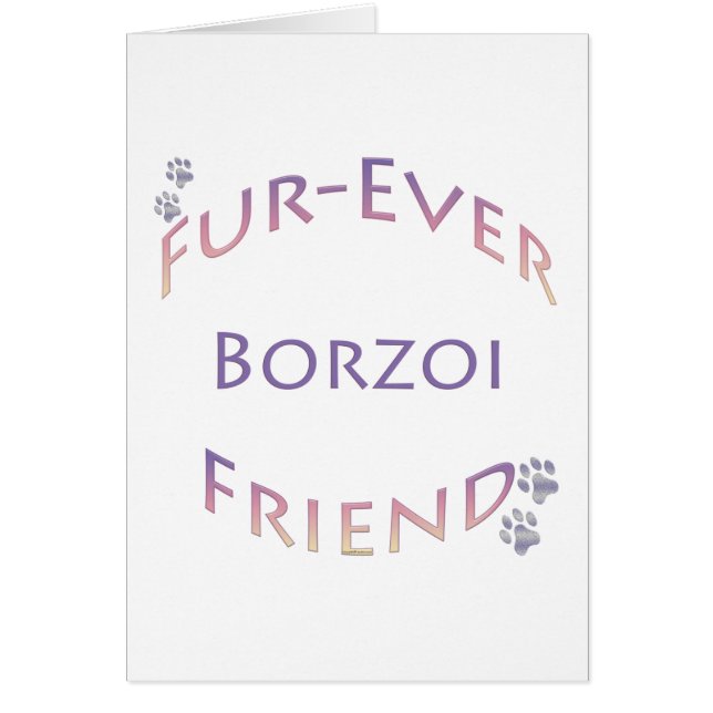 Borzoi Furever (Front)