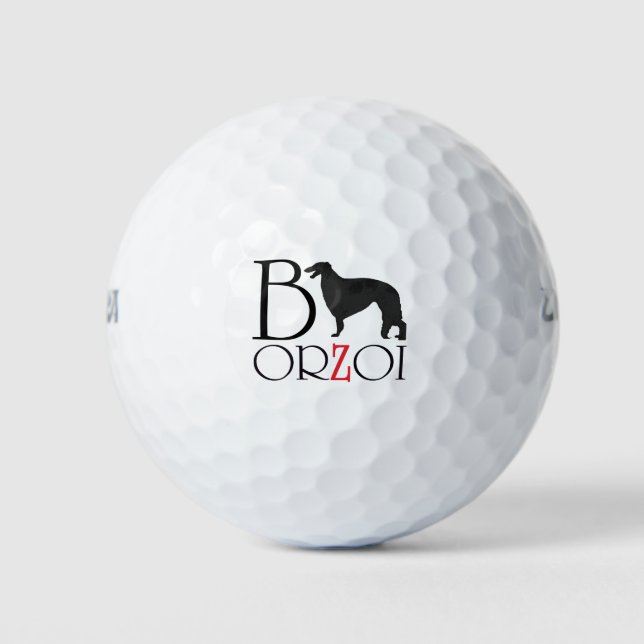 BORZOI GOLF BALLS (Front)