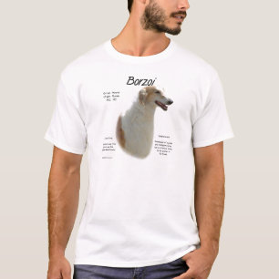 Borzoi History Design T-Shirt