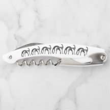 Borzoi Hounds Corkscrew