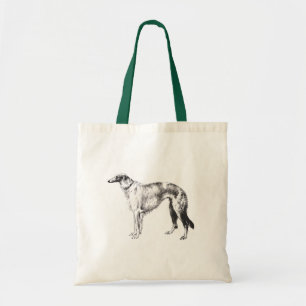 Borzoi Martynow Etching Tote