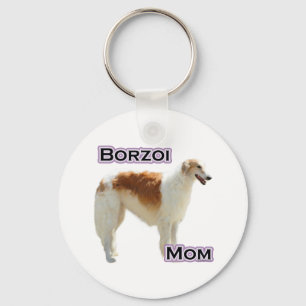 Borzoi Mum 4 - Keychain