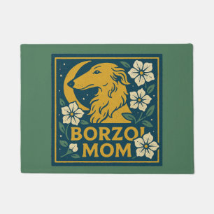 Borzoi Mum Doormat