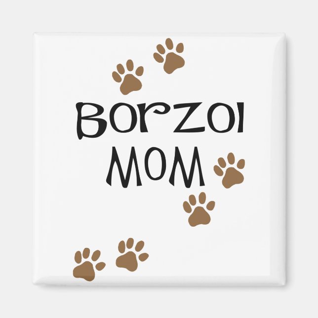 Borzoi Mum Magnet (Front)