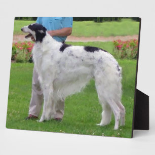 Borzoi Portrait Plaque