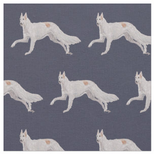 Borzoi Russian Wolfhound Dog Art Fabric