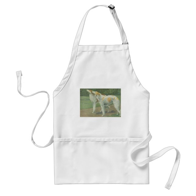 Borzoi (Russian Wolfhound) Standard Apron (Front)
