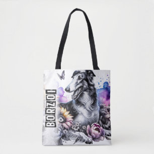 Borzoi Tote Bag