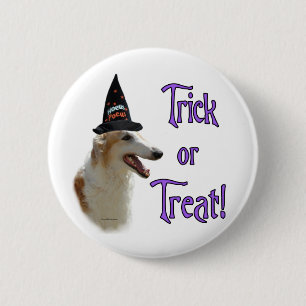 Borzoi Trick 6 Cm Round Badge