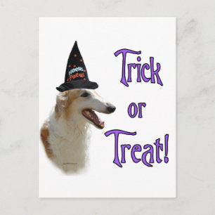 Borzoi Trick Postcard