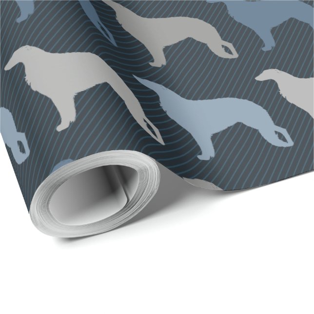 Borzoi Wrapping Paper (Roll Corner)