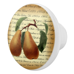 Bosc Pears~Léon Leclerc~Ulysses Prentiss Hedrick~  Ceramic Knob