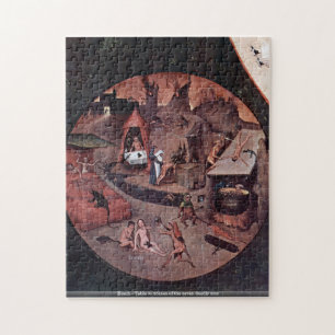 Bosch - Table w/ scenes of the seven deadly sins Jigsaw Puzzle