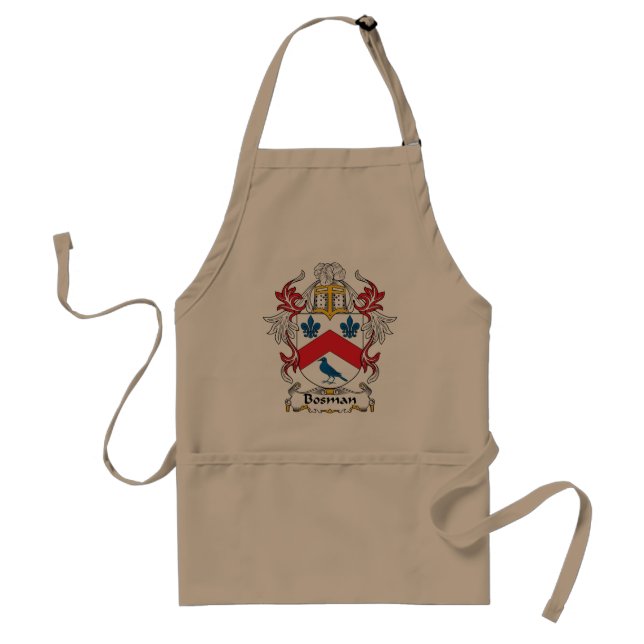 Bosman Family Crest Standard Apron (Front)