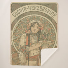 Bosnia and Herzegovina by Alphonse Mucha (1900)