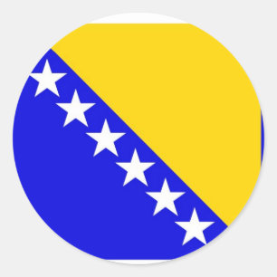 Bosnia and Herzegovina Classic Round Sticker