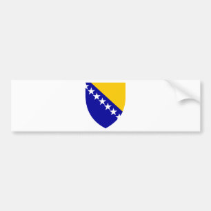 Bosnia and Herzegovina Coat of arms BA Bumper Sticker
