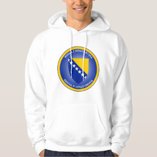 Bosnia and Herzegovina Coat of Arms Circle Shape Hoodie