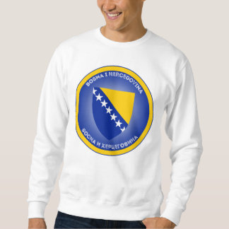 Bosnia and Herzegovina Coat of Arms Circle Shape Sweatshirt