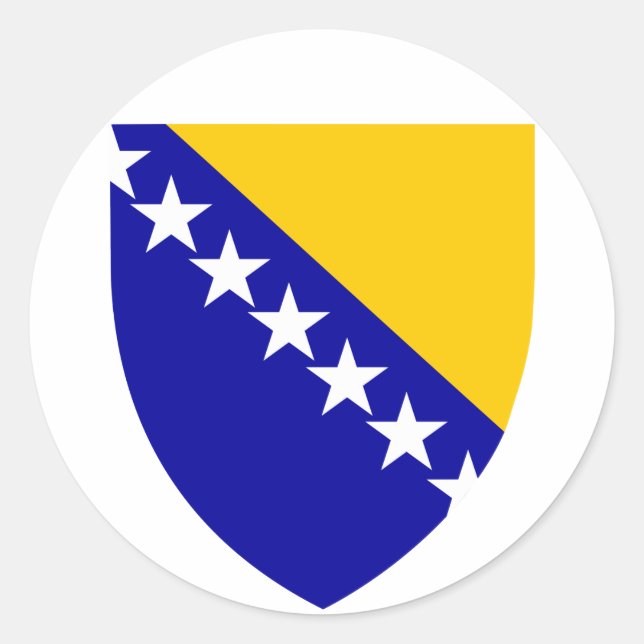 Bosnia and Herzegovina Coat of Arms Sticker (Front)