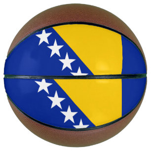 Bosnia and Herzegovina Flag Basketball