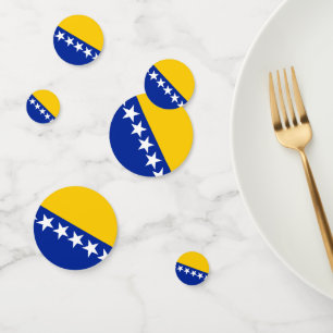 Bosnia and Herzegovina Flag Confetti