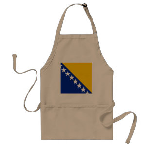 Bosnia and Herzegovina Flag Standard Apron