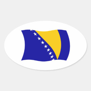 Bosnia and Herzegovina Flag Sticker