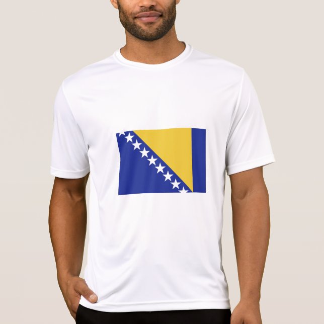 Bosnia and Herzegovina flag T-Shirt (Front)