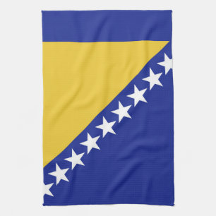 Bosnia and Herzegovina flag Tea Towel